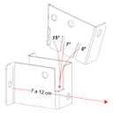 Ver imagem 6 de SUPORTE UNIVERSAL INCLINÁVEL ANTI FURTO TV 10" a 65" PRETO