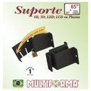 Ver mais imagens de SUPORTE UNIVERSAL INCLINÁVEL ANTI FURTO TV 10" a 65" PRETO