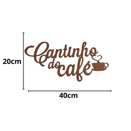 Cantinho do Café 6 em Mdf 3mm Natural - 2
