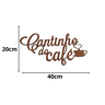 Cantinho do Café 6 em Mdf 3mm Natural - 2