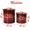 Conjunto De Latas Natalinas Para Doces Chocolates Merry Christmas - 2