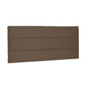 Ver imagem 1 de Cabeceira Painel La Italiana Para Cama Box Queen 160 cm Suede Caramelo - D’Rossi