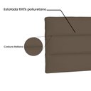 Ver imagem 3 de Cabeceira Painel La Italiana Para Cama Box Queen 160 cm Suede Caramelo - D’Rossi
