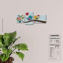 Ver imagem 5 de Passarinhos Apaixonados - Quadro Ou Placa Com 3 Peças 6mm