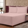 Jogo de Lençol Conjugado para Cama Box Casal Versatile com Fronhas 03 Peças - Capa Luva Percal 300 F - 1