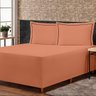 Jogo de Lençol Conjugado para Cama Box Casal Versatile com Fronhas 03 Peças - Capa Luva Percal 300 F - 7