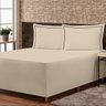Jogo de Lençol Conjugado para Cama Box Casal Versatile com Fronhas 03 Peças - Capa Luva Percal 300 F - 2