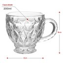 Ver imagem 3 de Kit 2 Xícaras de Cristal de Chumbo Lile 200ml
