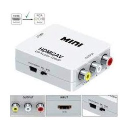 Adaptador Conversor Entrada Hdmi para Saida Av - 1
