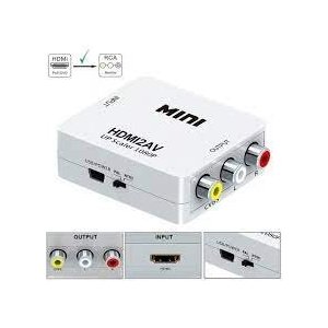 Adaptador Conversor Entrada Hdmi para Saida Av