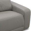 Ver imagem 7 de Sofá 3 Lugares Rettrátil Reclinável Elétrico 254cm Mazi L06 Couro Cinza - Lyam Decor