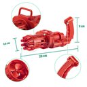 Ver imagem 3 de Máquina Elétrica Tiktok Lança Bolhas Vermelho