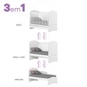 Ver imagem 6 de Quarto de Bebê Completo com Berço Mini Cama e Cômoda Lápis de Cor Espresso Móveis