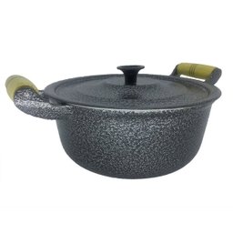 Jogo 10 Panela Alumínio Batido Craqueada Caçarola Fundido OkayShop - 2