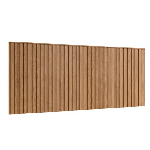 Cabeceira Ripada para Cama Casal 280cm 100% Mdf Cor:louro