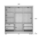 Ver imagem 4 de Closet Modulado 4 Gavetas 7 Prateleiras Damasco Novo Horizonte