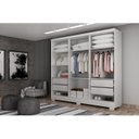 Ver imagem 1 de Closet Modulado 4 Gavetas 7 Prateleiras Damasco Novo Horizonte