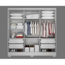 Ver imagem 2 de Closet Modulado 4 Gavetas 7 Prateleiras Damasco Novo Horizonte