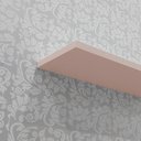 Ver imagem 5 de Prateleira Kit 3 100x20cm MDP Suporte Invisível Organizador Sala Rosa Claro Mercado Das Prateleiras
