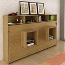 Ver imagem 2 de Cama Retratil Horizontal Solteiro Cm8020 Amendoa Tecno Mobili