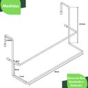 Ver imagem 7 de Toalheiro para Box Porta Toalha Duplo Cromado F.arm
