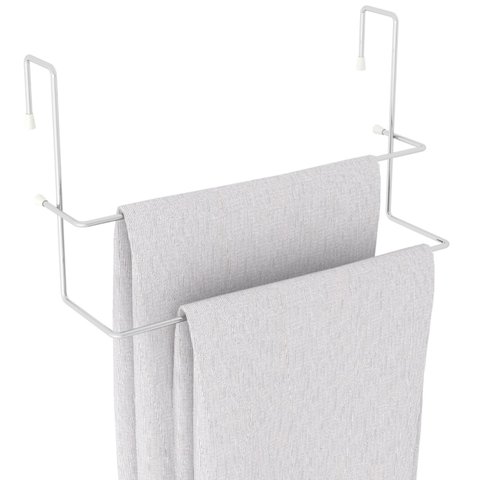 Toalheiro para Box Porta Toalha Duplo Cromado F.arm