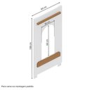 Ver imagem 7 de Cama Casinha Montessoriano Reversível com Janela de LED Aria Casatema MadeiraOriginals Marrom/Nogueira/Branco
