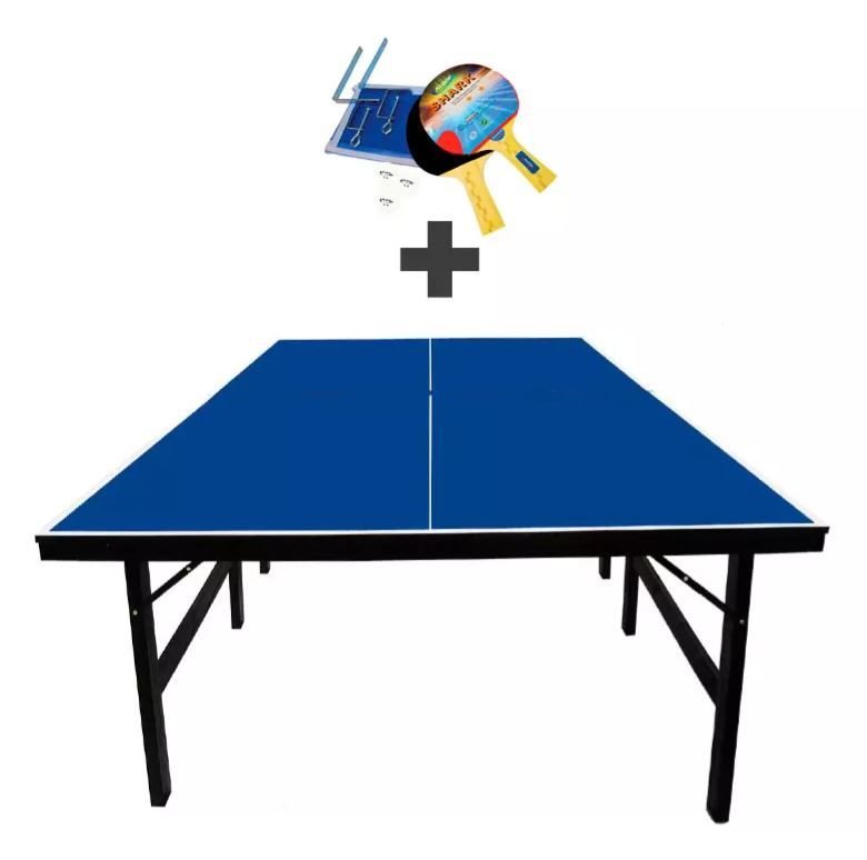 Mesa de Ping Pong Mdp 15mm 1001 Klopf + Kit Completo 5031