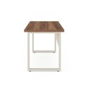 Ver mais imagens de Mesa Escritório Pé Quadro 1,20x0,60m s/ Gavetas Nogal Sevilha / Champanhe 34303