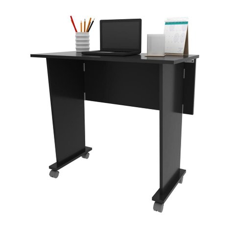 Mesa Escritório Dobrável Me4117 Preto - Tecno