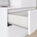 Ver imagem 6 de Guarda Roupa de Bebê 2 Portas 2 Gavetas Sonho Encantado Espresso Móveis Marrom/Rústico/Branco