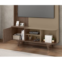 Home para Sala Estar Corumbau Rack com Painel para Tv até 55:fendi/carvalho - 3