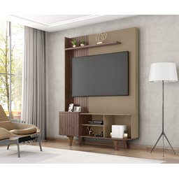 Home para Sala Estar Corumbau Rack com Painel para Tv até 55:fendi/carvalho - 2