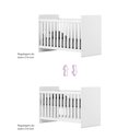 Ver imagem 7 de Quarto de Bebê Compacto com Berço e Guarda Roupa Sonho Encantado Espresso Móveis Branco