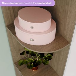 Quarto de Bebê Compacto com Berço e Guarda Roupa Sonho Encantado Espresso Móveis - 17