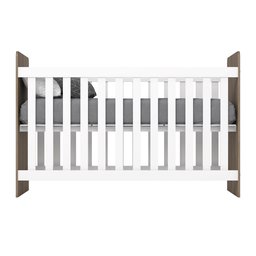Quarto de Bebê Compacto com Berço e Guarda Roupa Sonho Encantado Espresso Móveis - 5