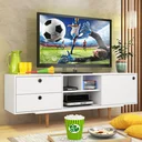 Ver imagem 4 de Rack para TV até 60 Polegadas Retrô 160cm 2 Gavetas 1 Porta Deslizante Lyon Yescasa