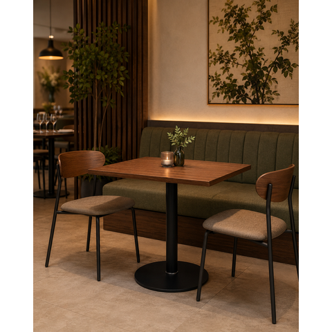 Mesa Retangular 70cm Tampo MDF Resistente Base de Aço:70cm