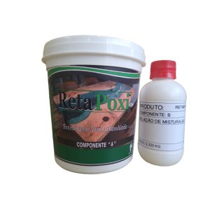 Resina Epóxi Verde Translúcida Para Mesas de Madeira River Table Madeira MDF Etc 1kg