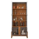 Ver imagem 3 de Sala de Jantar Lizz com Cristaleira e Aparador Cinza Pérola/cedro - Casa D