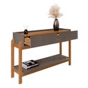 Ver imagem 5 de Sala de Jantar Lizz com Cristaleira e Aparador Cinza Pérola/cedro - Casa D