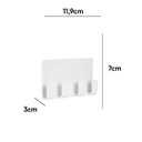 Ver imagem 4 de Gancho Plástico Multiuso Adesivo de Parede Celular