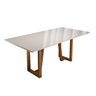 Conjunto Sala de Jantar Mesa Antonela 200x100cm Tampo Vidro/mdf com 8 Cadeiras Julia - 4