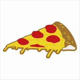 TAPETE PARA COZINHA E DECORAÇÃO PIZZA, TAPETE PIZZA FORMATO. - 2