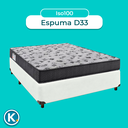 Ver imagem 4 de Conjunto Cama Box Branco Casal + Colchão D33 Iso100 Ortobom