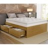 BASE BOX CASAL LIBANESA 1,60m COM 4 GAVETAS - IMBUIA - 1