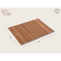 Esteira Suporte Braco de Sofa Copo Apoio de Bambu Natural - 2