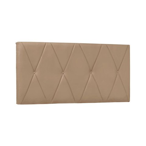 Painel de Cama 160cm Ancona Suede Bege - Lucadi Home