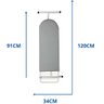 Tábua Mesa de Passar Roupa Dobrável e Regulável Pequena Branca - 6