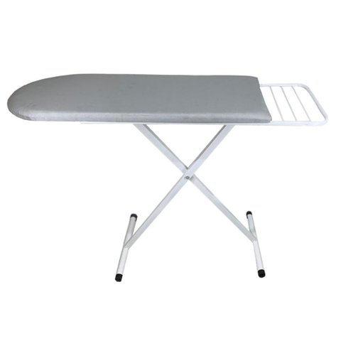 Tábua Mesa de Passar Roupa Dobrável e Regulável Pequena Branca